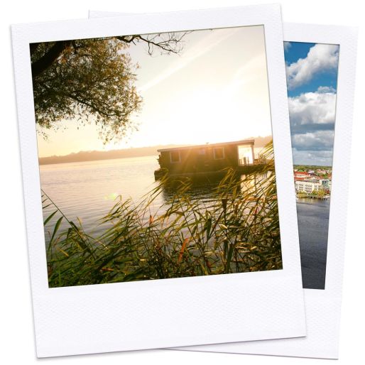 Neuruppiner See auf Polaroid